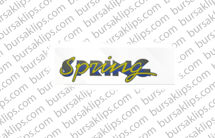 (4392) Renault R9 Spring - SPRİNG Kağıt Yazı