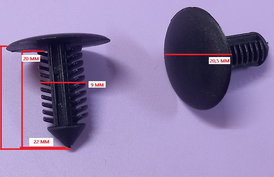 7031- RENAULT KADJAR,CAPTUR,AUSTRAL,CLİO 4 ALT MUHAFAZA KLİPSİ - 7703077326